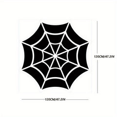 Gothic Cobweb Rug Doormat Halloween Funny Rug Personalized Decoration