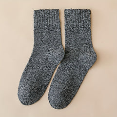 5 Pairs Women's Crew Socks Warm Mid Tube Stockings