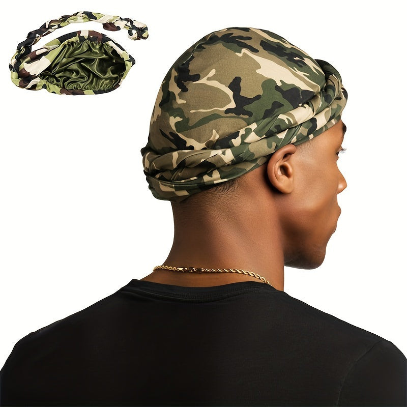 Men's Soft Satin Inner Cap for Outdoor Sport