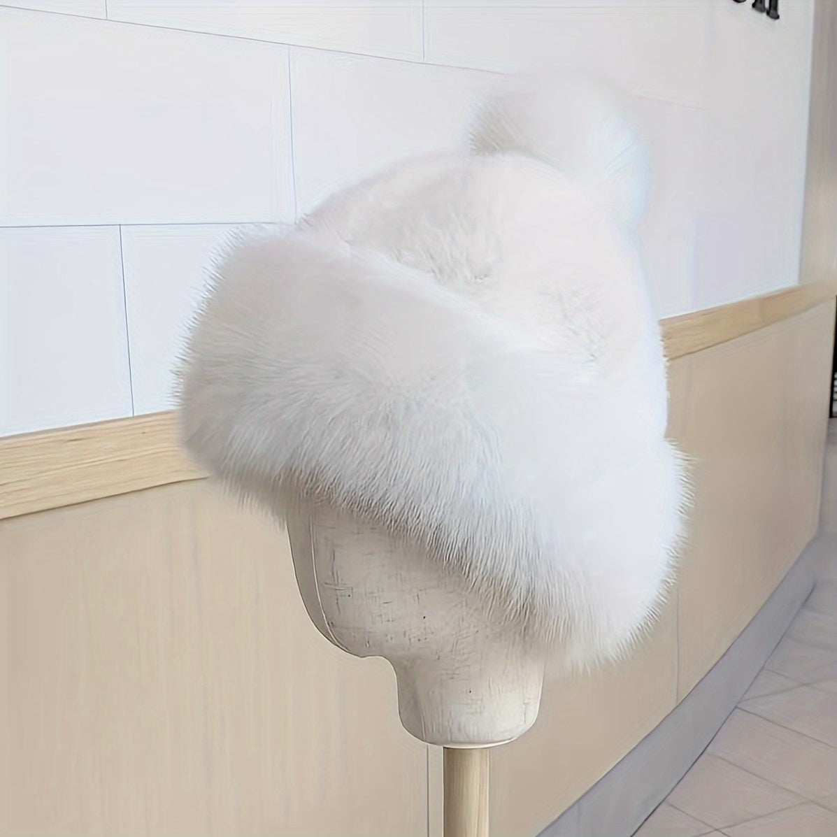 Thick Beanie With Pom Coldproof Knit Hats Beanies Ear Protection