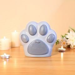 Paw Shape Pet Urn Dog Ashes Container Funeral Supplies