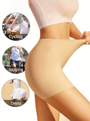 3pcs Letter Print Boyshort Panties Soft & Comfortable Stretch Panties