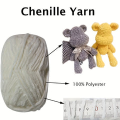 3 x 150g Hand Knitting 100% Polyester Yarn Milk Cotton - Hats Bags Trinkets