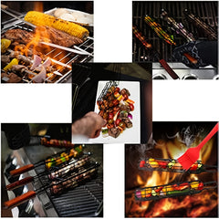 6-Piece Nonstick Kabob Grilling Basket Set