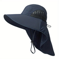 Men's Wide Brim Sun Protection Fishing Hat