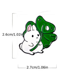 Girls Brooch Set Cartoon Bunny Camera Sunflower Leaf Flower Pins