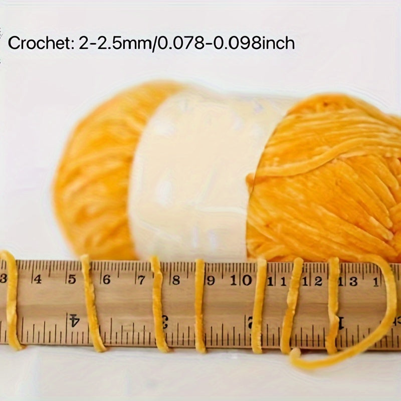 Chenille Yarn Soft Knitting Crochet Hand Knitted Velvet Yarn 148m