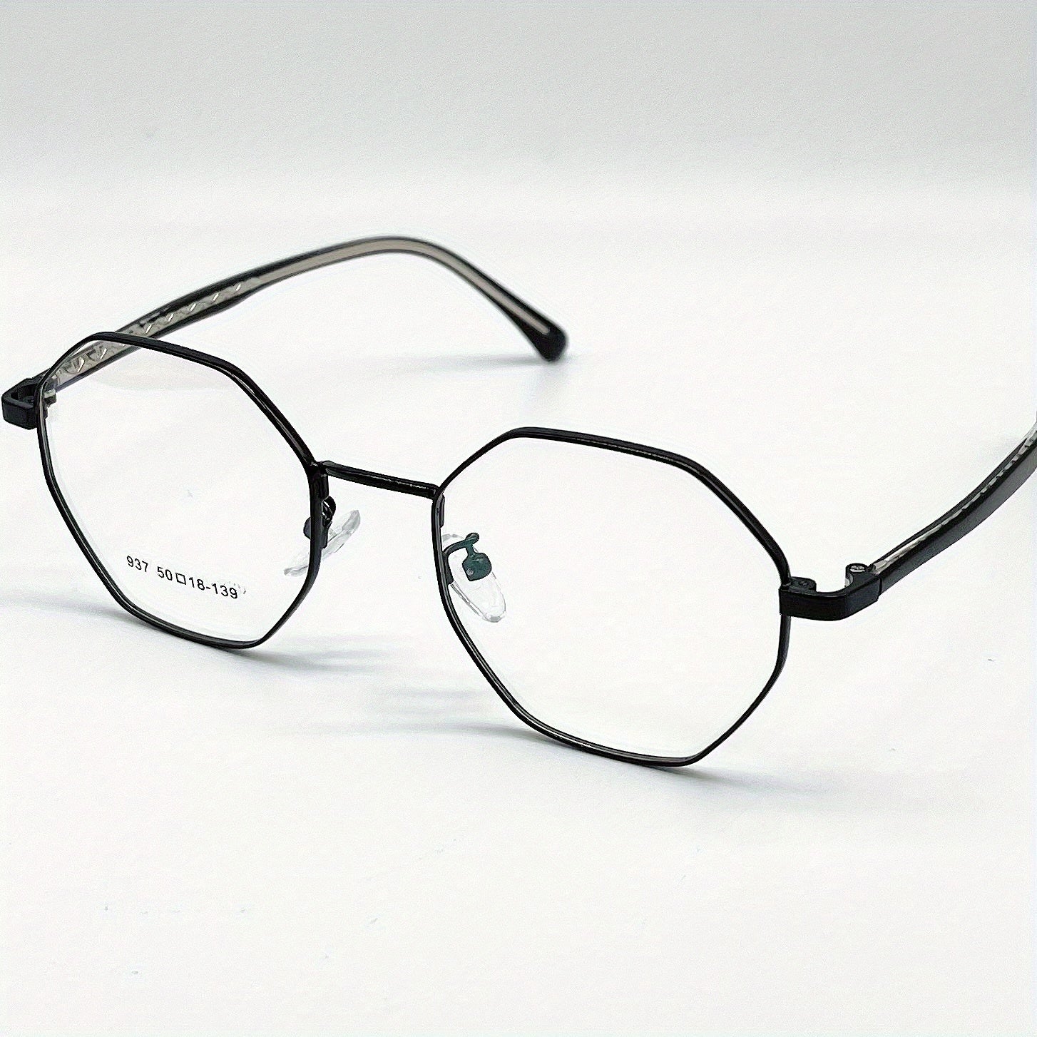 Irregular Metal Frame Glasses Anti-light for Men Student