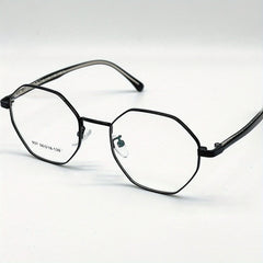 Irregular Metal Frame Glasses Anti-light for Men Student