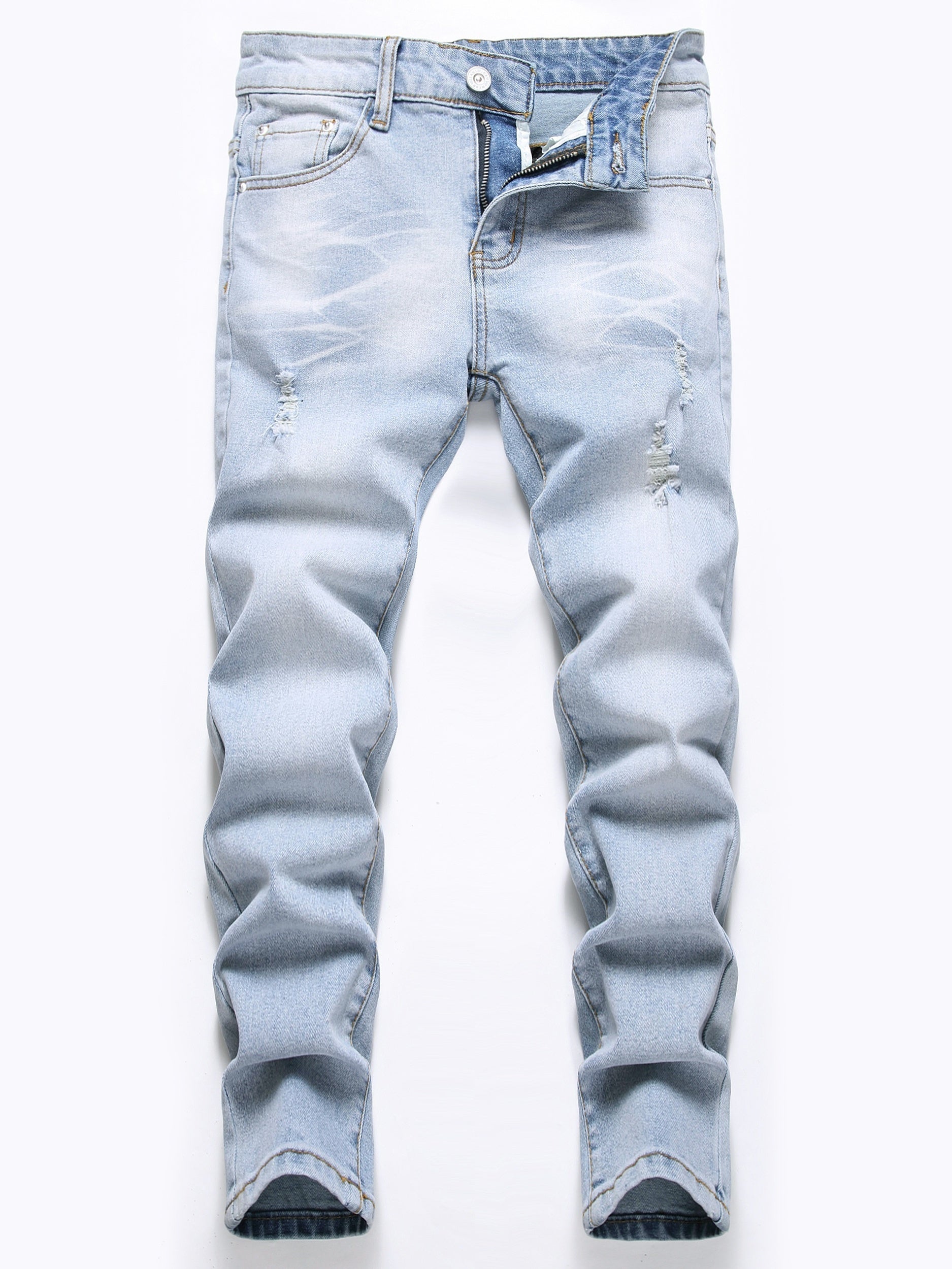 Boys Ripped Jeans Denim Pants Spring Autumn Kids Clothes