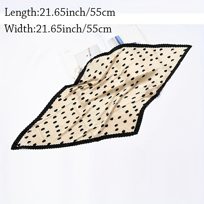 Polka Dot Bandana Neckerchief Scarf Head Wrap Vacation Accessory