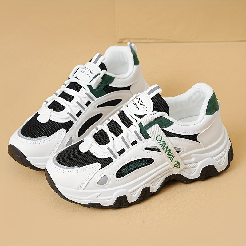 Women's Lace-Up Low Dad Shoes - Running & Outdoor Sporty Comfy Shoes