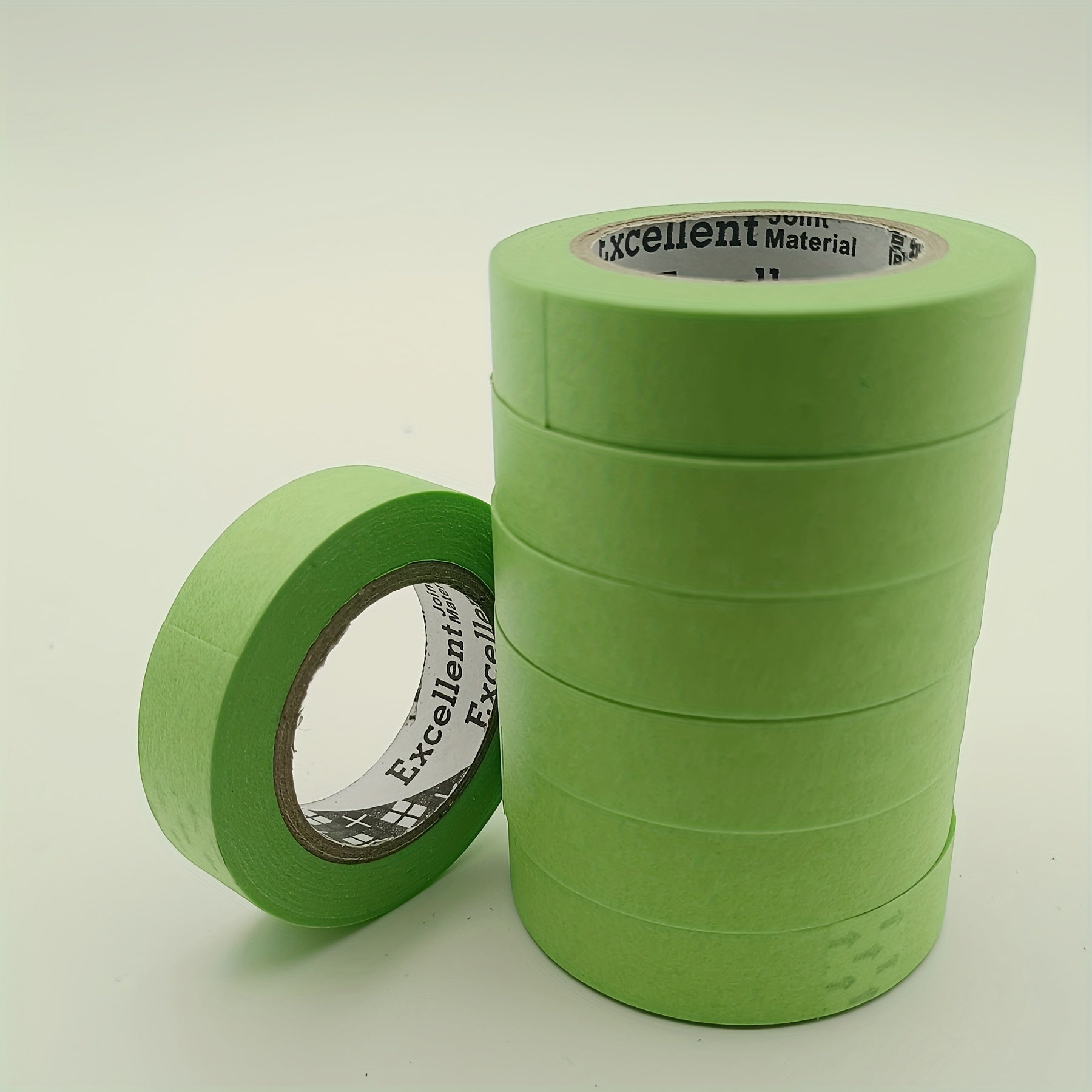 7pcs Green Paint Washi Tape 1.0in x 59ft - Protects Surface, Easy to Remove