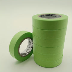 7pcs Green Paint Washi Tape 1.0in x 59ft - Protects Surface, Easy to Remove