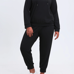 Solid Hoodie & Joggers 2 Piece Set