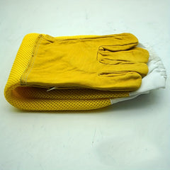 Leather Gloves Beekeeping Tools Anti-bee Anti Stinging Long Mesh Gloves Yellow