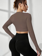 Ribbed Slim Fit Yoga Top Women's Activewear