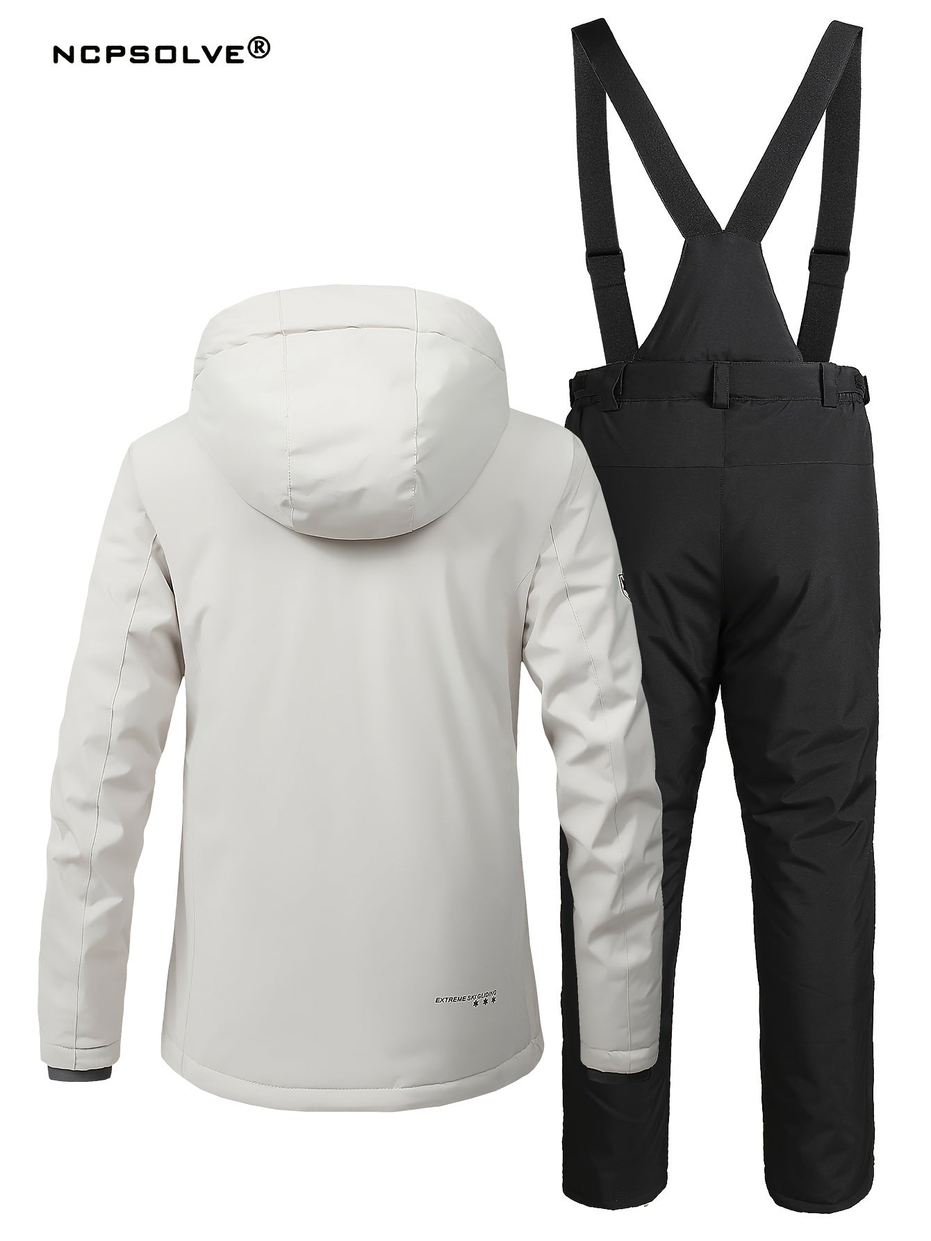 Women's Windproof Ski Set Hooded Jacket & Trouser Activewear
