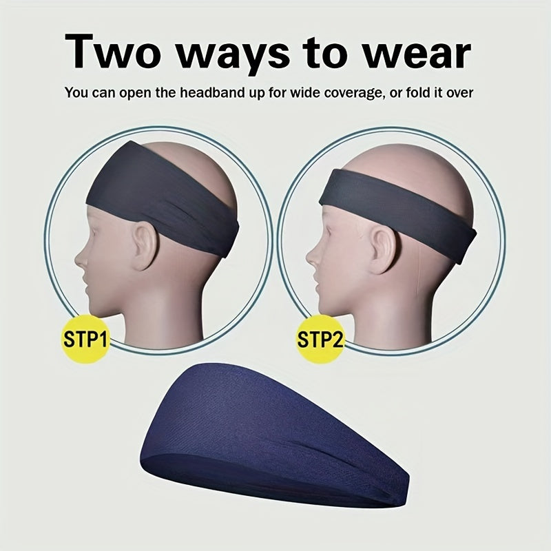 5pcs Non Slip Sports Headband for Running Basketball Football Yoga