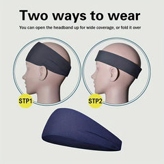 5pcs Non Slip Sports Headband for Running Basketball Football Yoga
