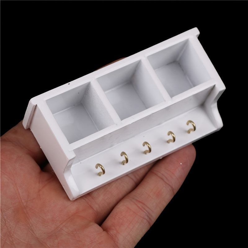 Dollhouse Kitchen Wood Wall Rack 1:12 Decoration Accessories
