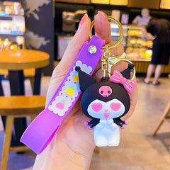 Couple Cartoon Keychain High-end Pendant Schoolbag Ornament Key Chain