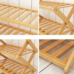 3 Tier Wooden Plant Stand Indoor Outdoor Flower Pot Shelf Rack Organizer