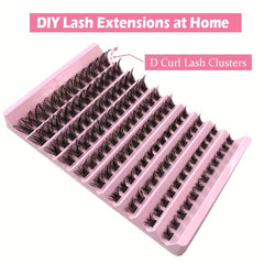 Thick Segmented False Eyelashes Large Eye Makeup Self Grafting Eyelashes
