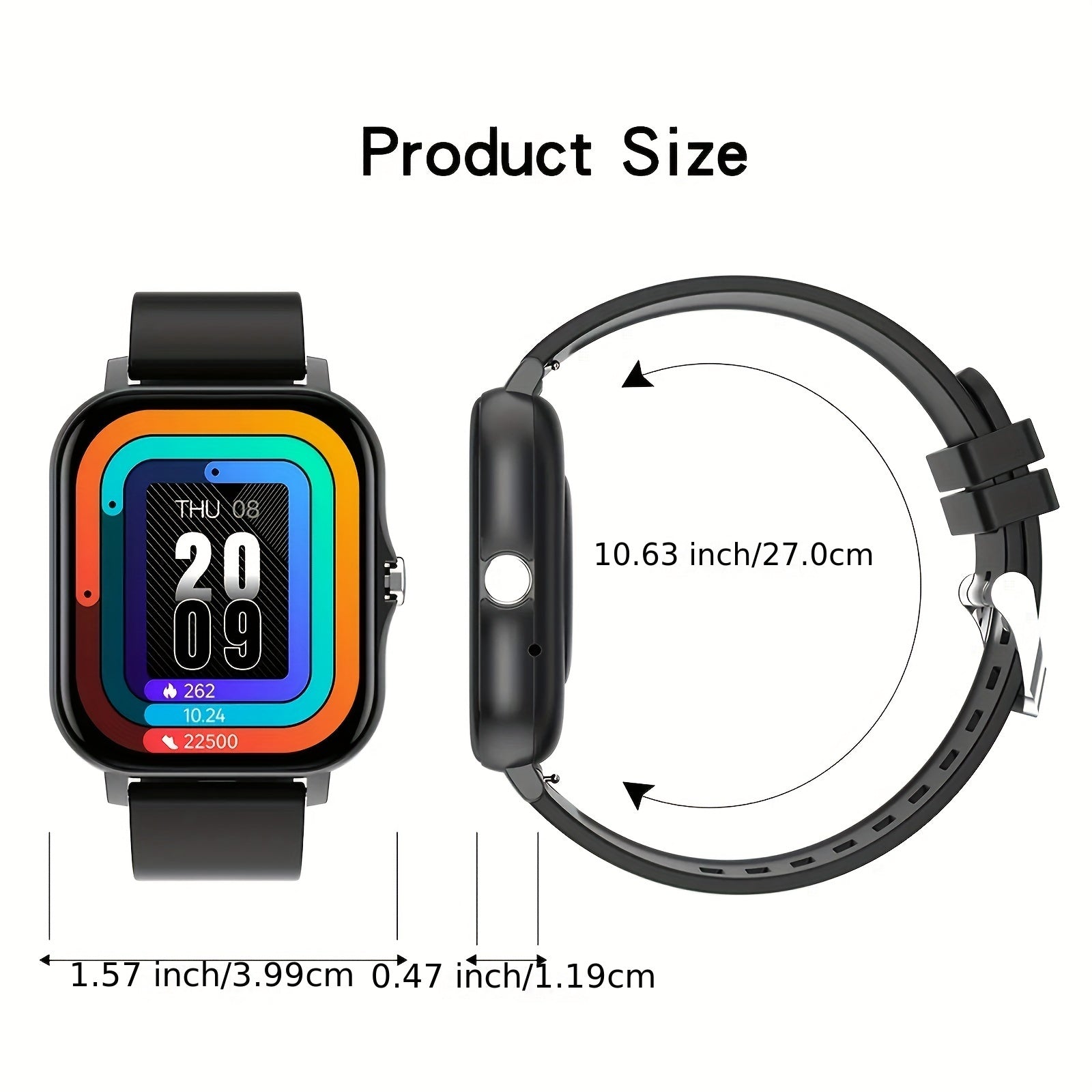 1pc Sport Smart Watch for Male Students