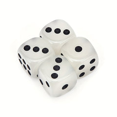 4PCS Dots Luminous Dice 6 Side Dices For Board Game Night Bar KTV