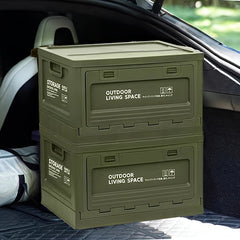 50L 13 2Gallons Folding Storage Bin Outdoor Camping Supplies