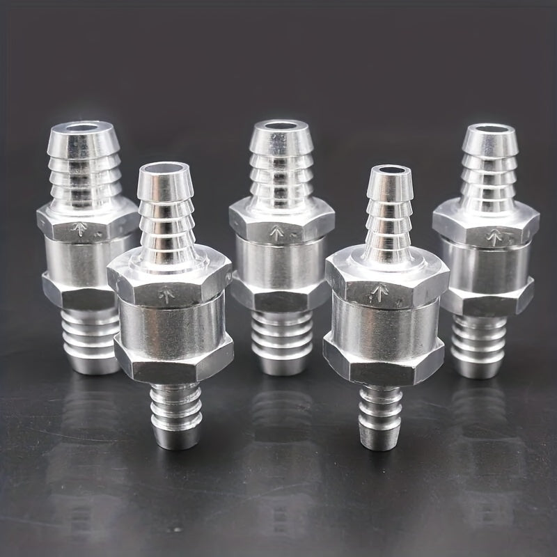 1pc 6-16mm Aluminium Alloy Fuel Non Check Valve One Way Fit Carburettor