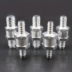 1pc 6-16mm Aluminium Alloy Fuel Non Check Valve One Way Fit Carburettor