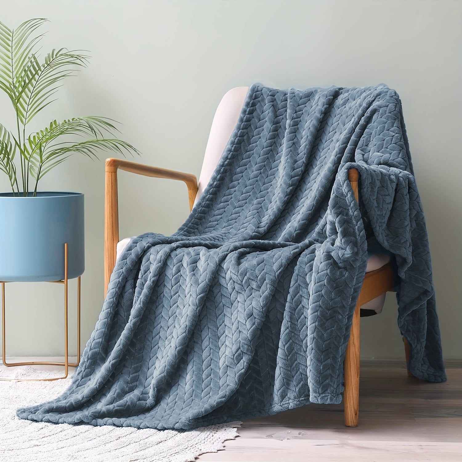 Soft Throw Blanket for Sofa Couch Bed Decor For Outdoor Camping Travel