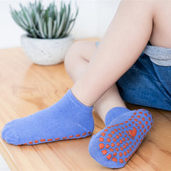 6 Pairs Non Slip Silicone Gripping Socks Low Cut Yoga Socks