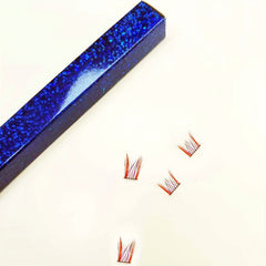 Pink DIY Cluster Lashes Eyelashes Band Extension 14 Pcs