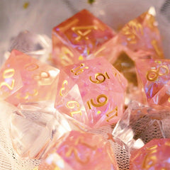 7pcs Resin Digital Dice Desktop Entertainment Game Accessories