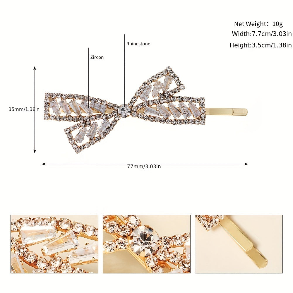 Zircon Bobby Pin Daily Bangs Clip Hair Accessories