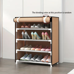 1pc Shoe Rack Dustproof Shoe Cabinet Shoes Storage Rack
