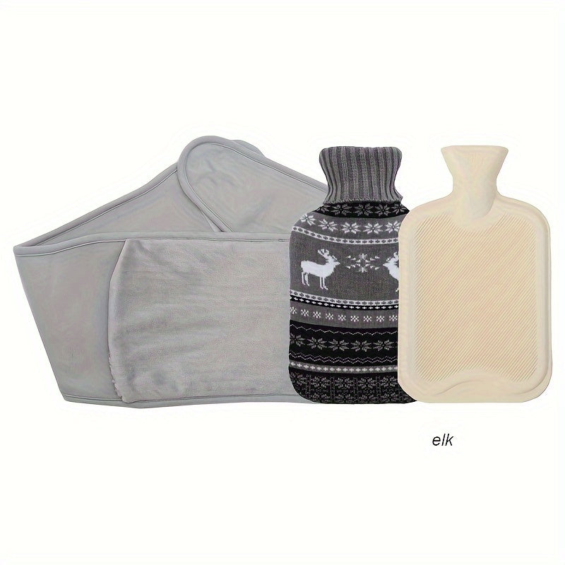 Hot Water Bottle With Knitted Cover Explosion Proof