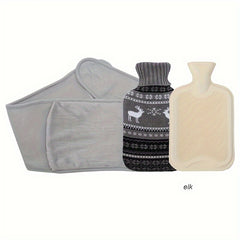 Hot Water Bottle With Knitted Cover Explosion Proof