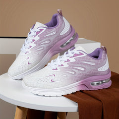 Gradient Air Cushion Running Shoes Wear Resistance Non Slip Outdoor Sneakers