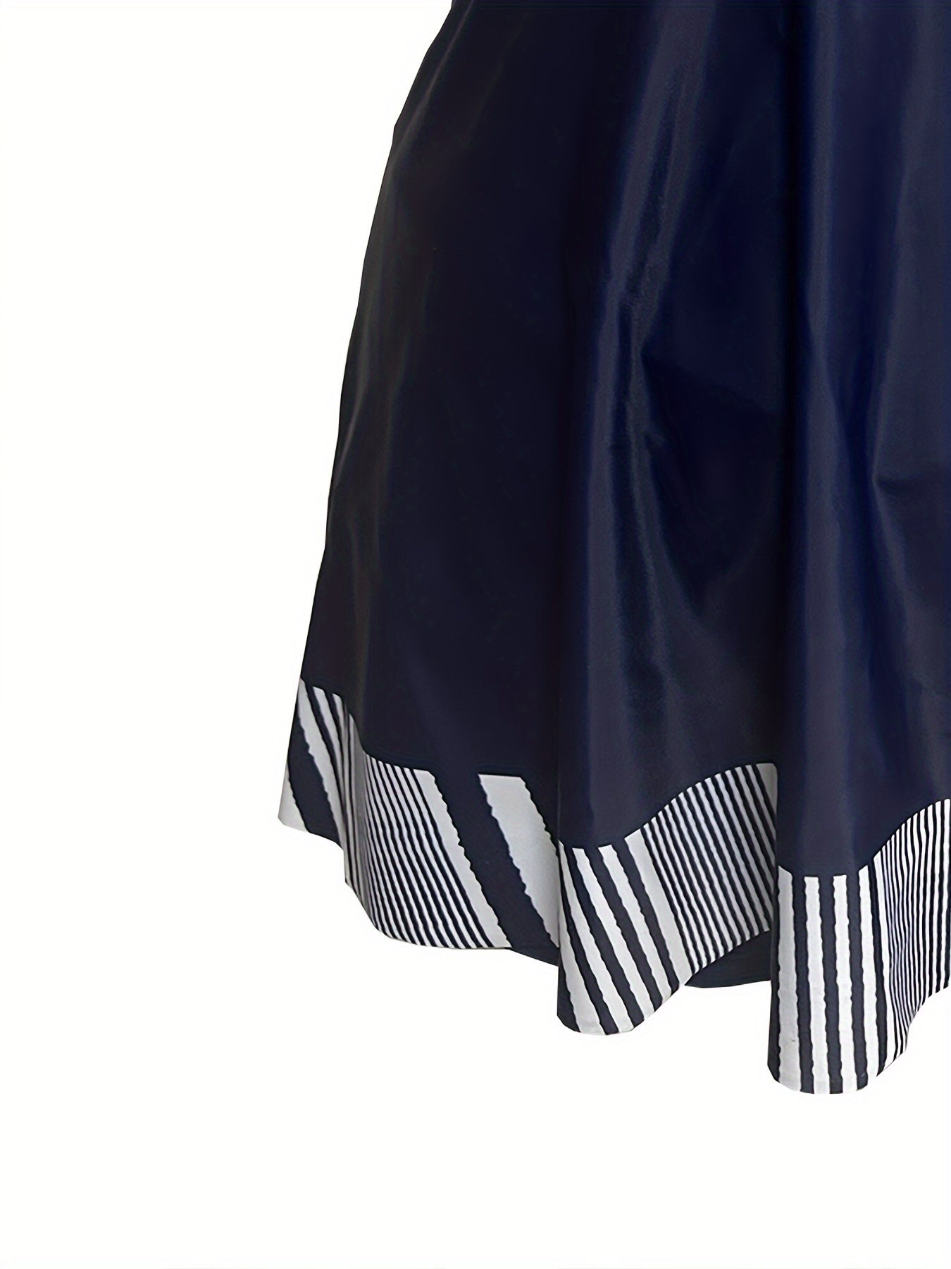 Striped Crisscross Back Tankini Set