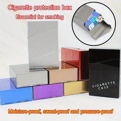 20 Pack Soft Cigarette Cases Aluminum Alloy Holder for Men