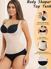Tummy Control Tank Top Sleeveless Shapewear Women's Activewear