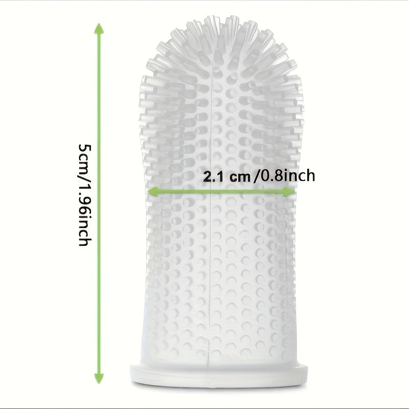 3pcs Silicone Pet Toothbrushes for Cats Dogs Small Animals Teeth Cleaning