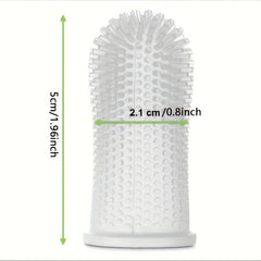 3pcs Silicone Pet Toothbrushes for Cats Dogs Small Animals Teeth Cleaning