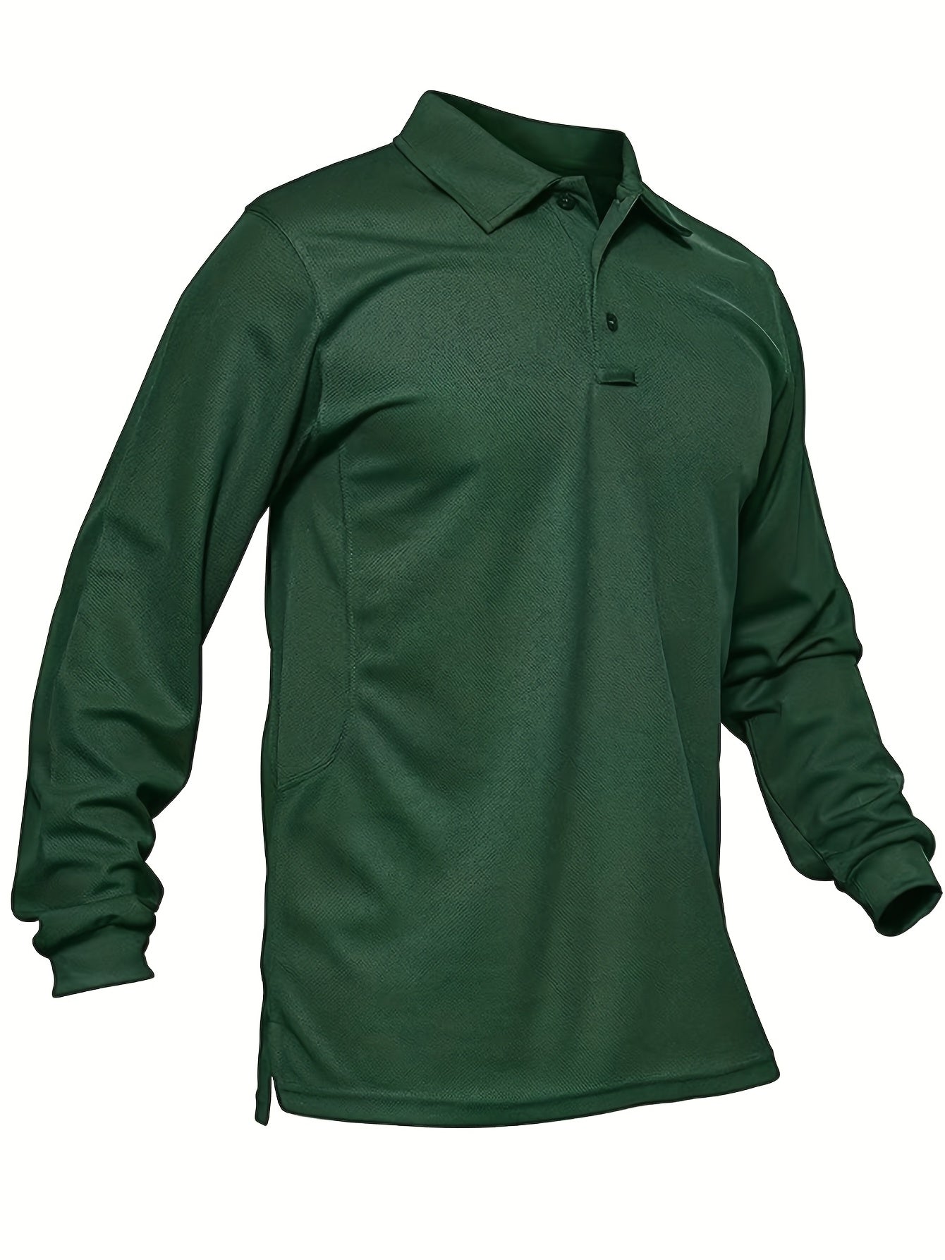 Sun Block Golf Polo Shirts Men's Casual V Neck Pullover Long Sleeves