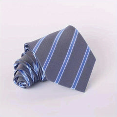 Striped Men's Tie For Wedding Bridegroom