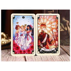 Mystical Manga Tarot Card Set with Guide - Outdoor Camping Game